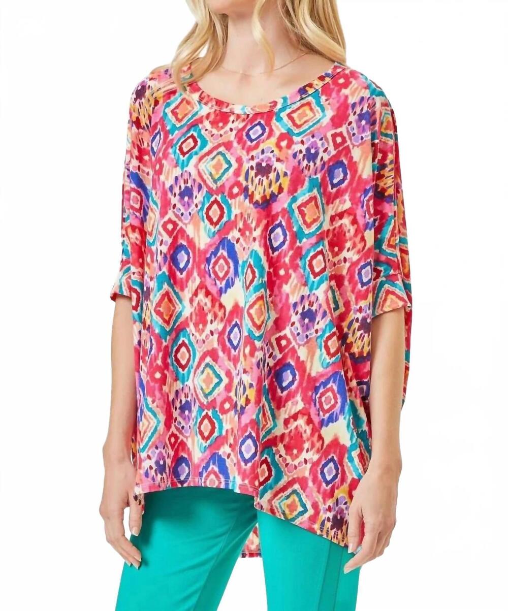 NEW DEAR SCARLETT essential dolman top in hot pink